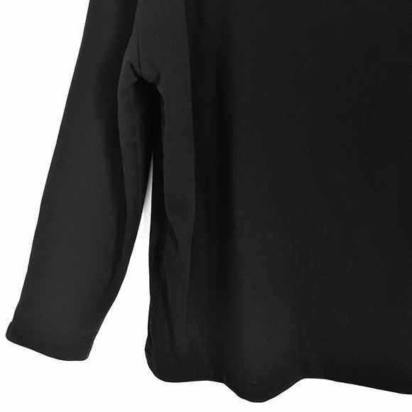 All Saints Oversize Long Sleeved Rita Top In Black Size XS EUC - Picture 12 of 16